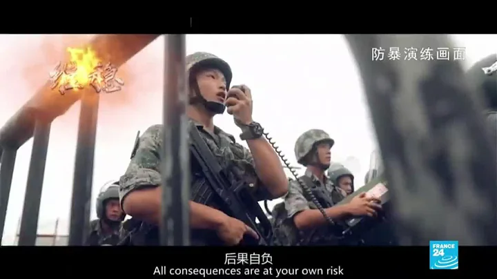 China's military warns Hong Kong protesters with propaganda video - DayDayNews