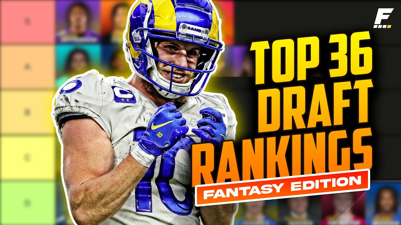 ranking draft fantasy nfl