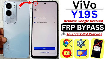 Vivo Y19s FRP Bypass 2025 | Google Account Unlock (Android 14/15) Without PC | TalkBack Not Working