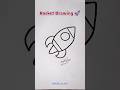Easy Rocket drawing 🚀 #drawing #youtubeshorts #sailaxmibarik #rocketdrawing