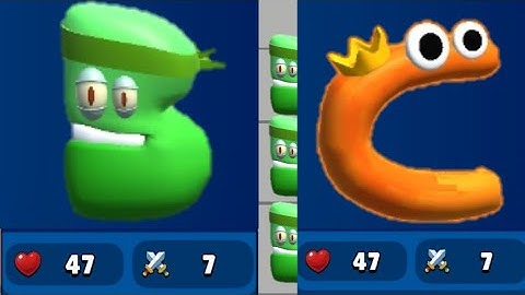 Merge Alphabet Monster Lore Vs Merge Number Cube Run, Alphabet Run Max Level Gameplay