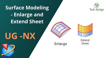 Unigraphics NX- Basics Of Surface Modeling || Enlarge and Extend Sheet Operation