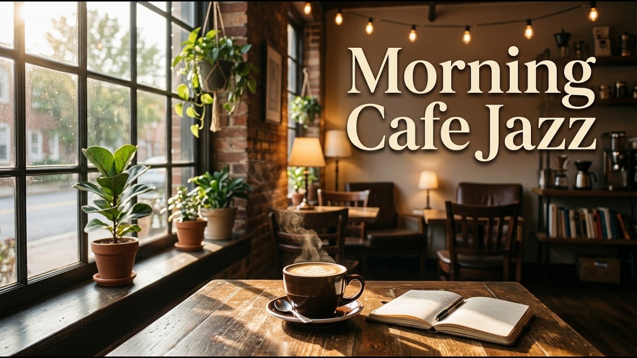 Morning Cafe Jazz ☕ Relaxing Coffee Shop Jazz Music for Study & Work (2 Hour) | 아침 카페 재즈