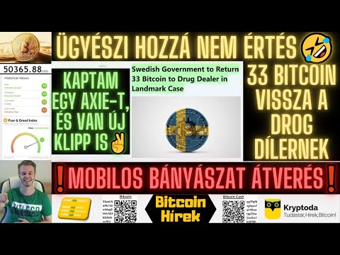 Bitcoin Hírek (290) - Ügyészi hozzá nem értés! 33 Bitcoin vissza a drog dílernek 