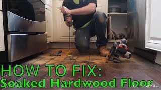How to repair damaged laminate flooring.