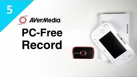 Record Wii U Gameplays with AVerMedia LGP (Live Gamer Portable) in PC-Free mode