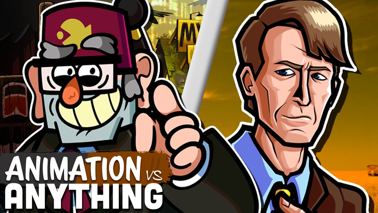 Grunkle Stan vs Saul Goodman - Rap Battle! (ANIMATION VS ANYTHING: CH. II)  