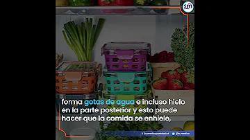 ¿Puedo volver a meter la comida recalentada en el frigorífico?