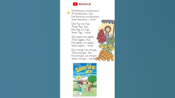 Sunrise 2 Unit 3 Lesson 3 song