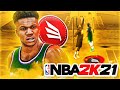 SPEED-BOOSTING GIANNIS ANTETOKOUNMPO BUILD is UNSTOPPABLE in NBA 2K21