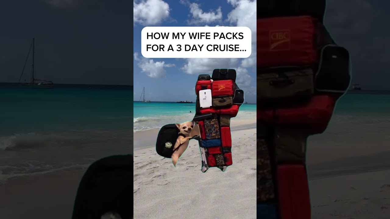 Who Overpacks? #cruiselife #cruise #vacations