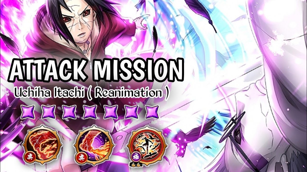 NxB NV : Attack Mission Itachi Edo 3 Ultimate | Naruto X Boruto Ninja Voltage.