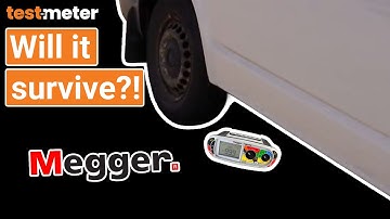 Megger MFT1730 run over by a van