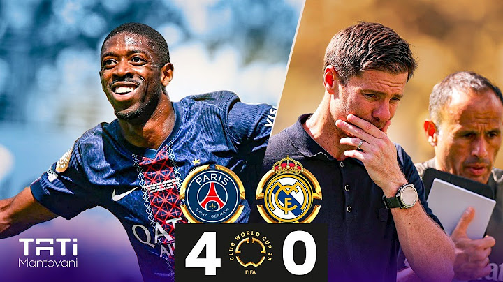 PSG GOLEIA O REAL MADRID E ESTÁ NA FINAL DO MUNDIAL DE CLUBES, BANHO DE REALIDADE PARA REAL DE XABI