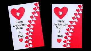 Happy anniversary greeting card / Anniversary Card / Gift card for mom dad