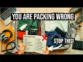 The best way to pack a suitcase carryon only