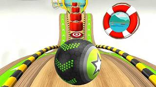 GOING BALLS SUPER SPEEDRUN, HARD LEVEL SECTIONS, PORTAL RUN screenshot 4