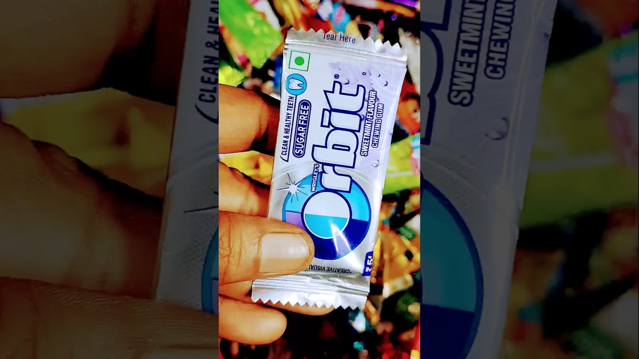 Orbit sweetmint flavoured chewing gum