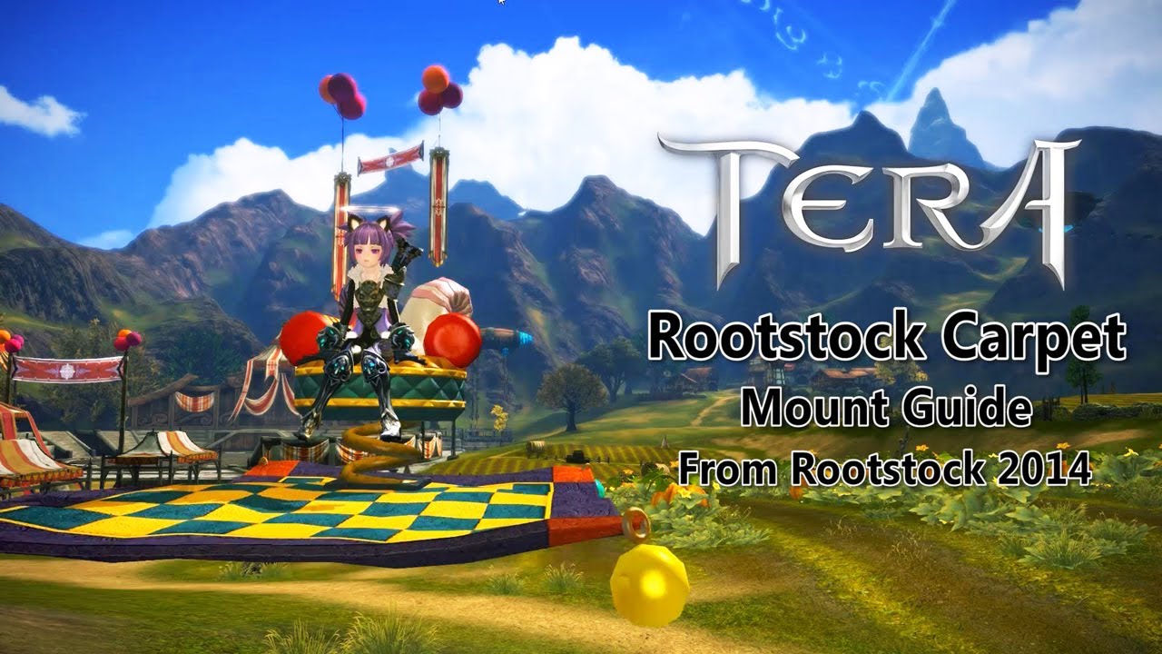 tera how to get the free rootstock carpet mount youtube