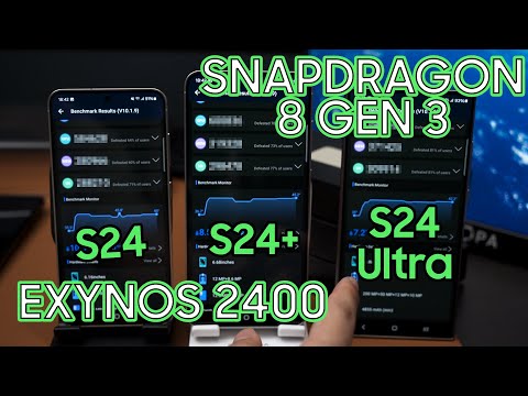 Benchmarks + battery life comparison | Samsung Galaxy S24 series