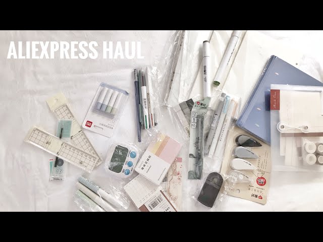 a stationery haul //JIANWU store