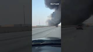 Video Shows Tanker Fire Under I-95 Overpass That Caused Several Lanes To Collapse