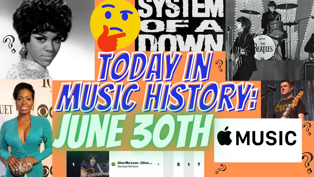 Today In Music History June 30th YouTube