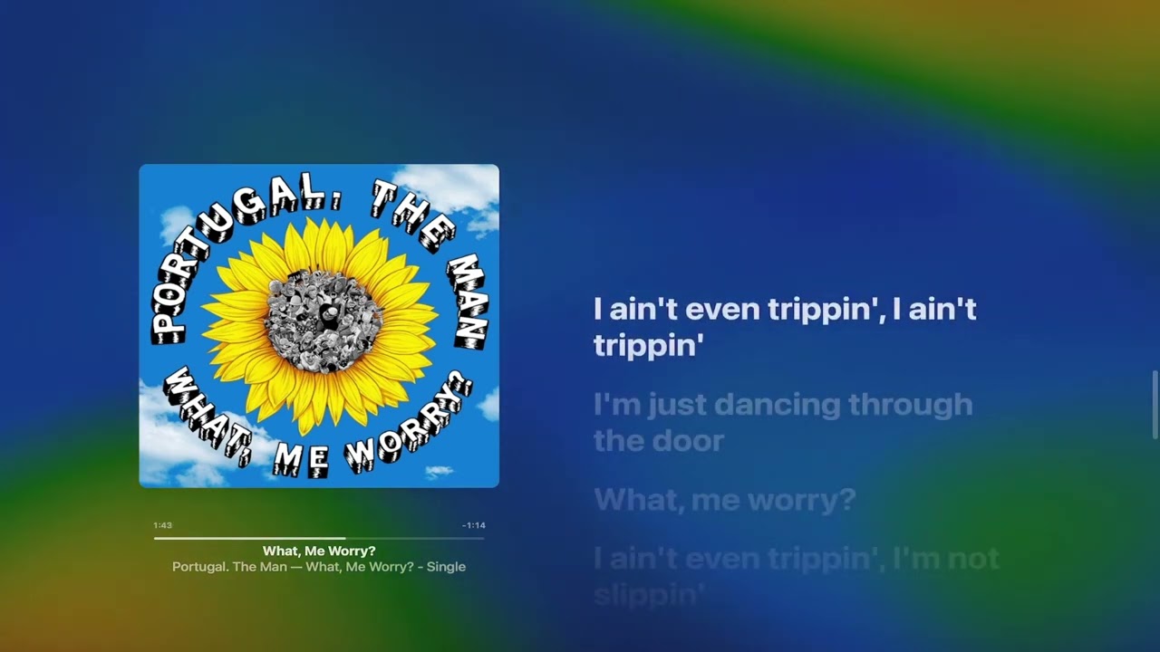 what, me worry - Portugal, The Man