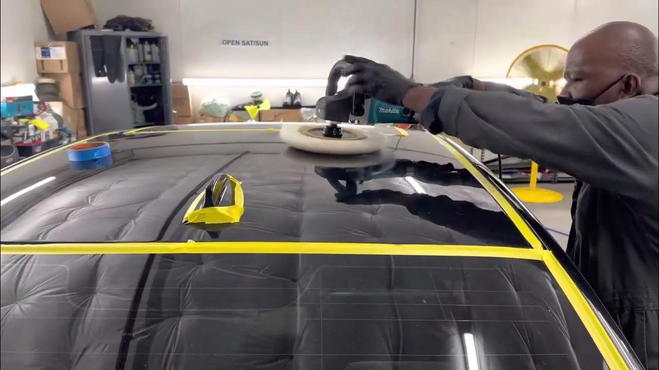 Performing Exterior Buff Job, Cut and Buff, Paint Correction YouTube