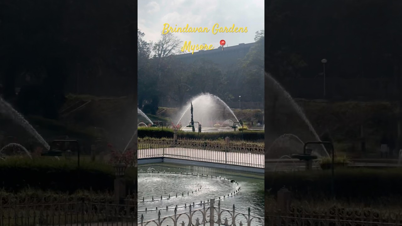Brindavan Gardens Mysore | Beautiful Musical Fountain & Evening View 