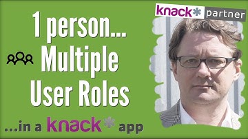 1 Person, Multiple User Roles in a Knack Database