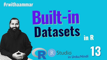 Built-in Datasets for practice in R with Aammar