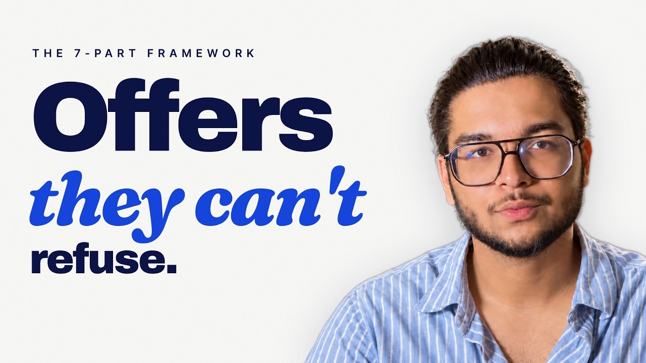 How to Create an Offer Clients Can’t Refuse (7-Part Framework) - YouTube