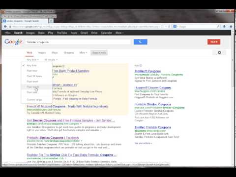 Similac coupons – How to find using Advance Search Tool in Google