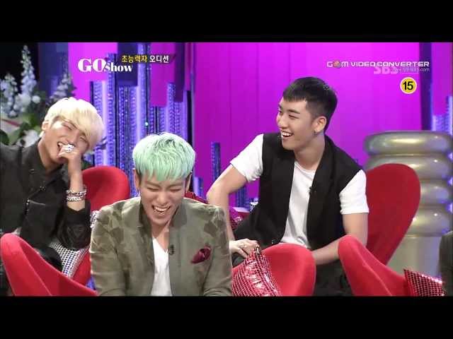 (SUBBED) Big Bang TOP imitating Seungri on Go Show class=