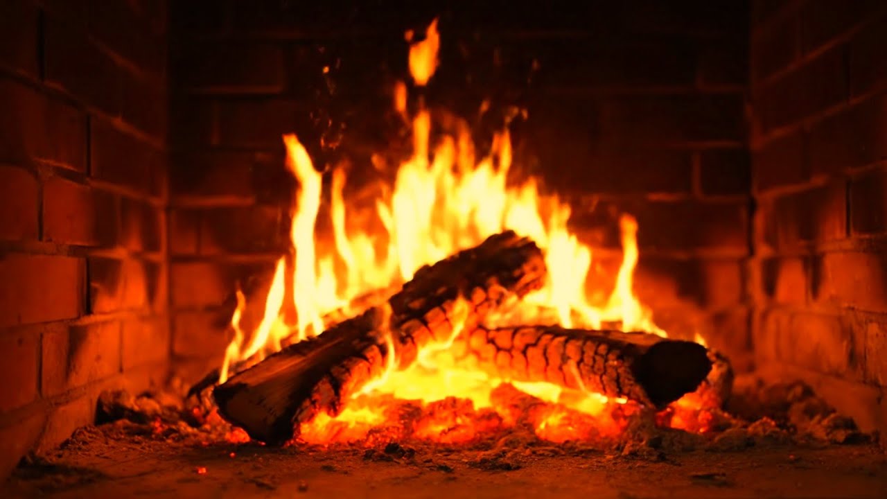 🔥 Cozy Fireplace UHD! Fireplace with Crackling Fire Sounds | Relaxing Fireplace Background