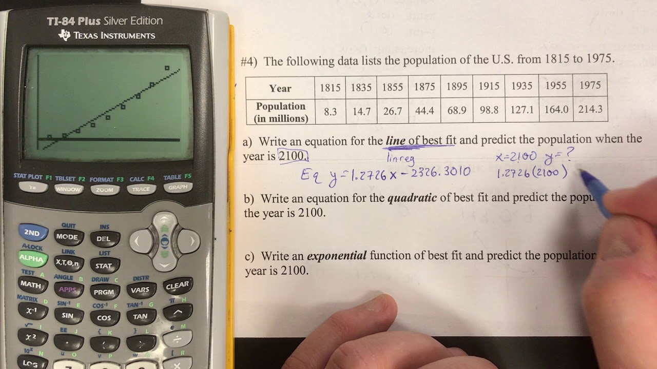 Algebra 2 Notes 7-3 Exponential Functions Part 3 - YouTube