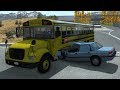 School Bus Crashes 12 | BeamNG.drive
