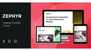 Zephyr - Creative Portfolio Theme | Themeforest Website Templates and Themes