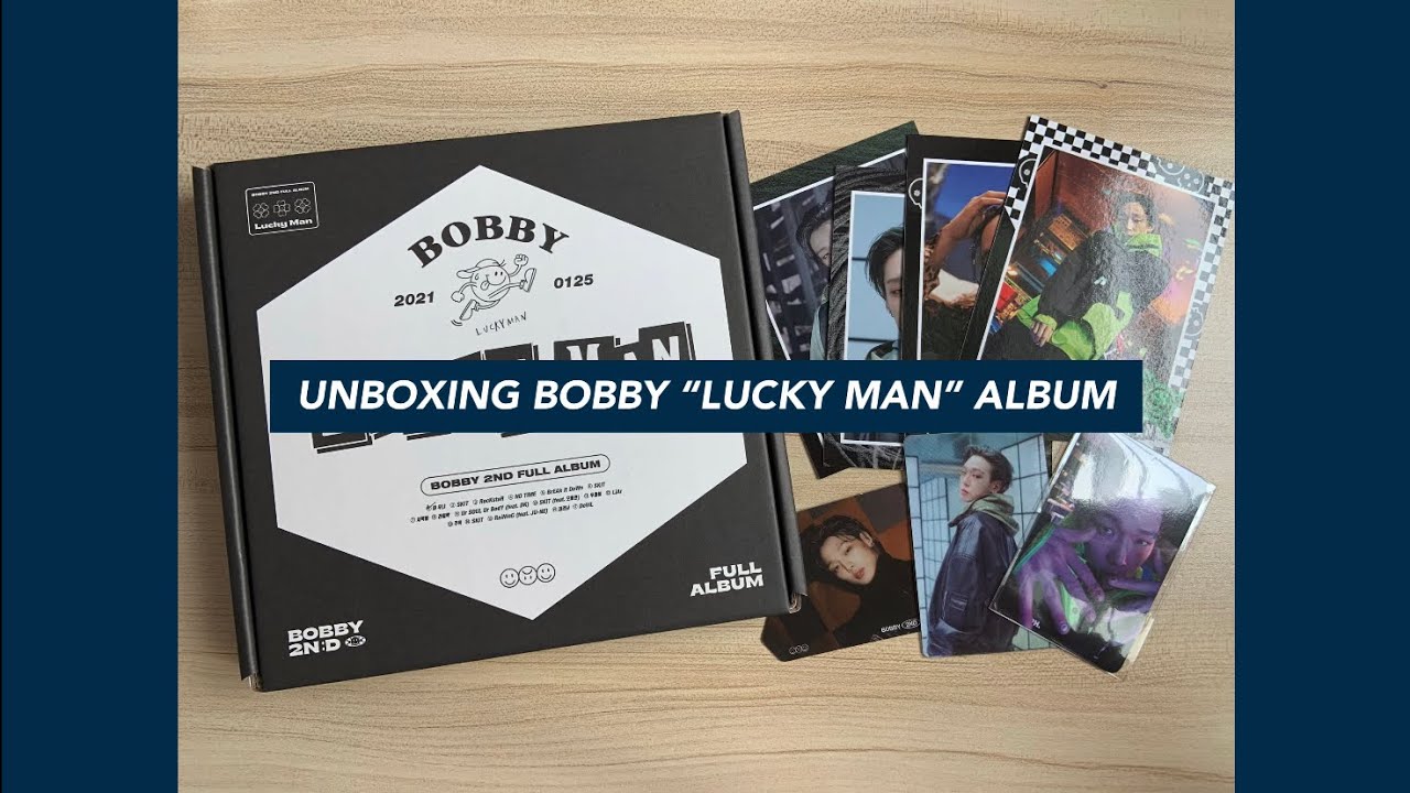 UNBOXING BOBBY “Lucky Man” album