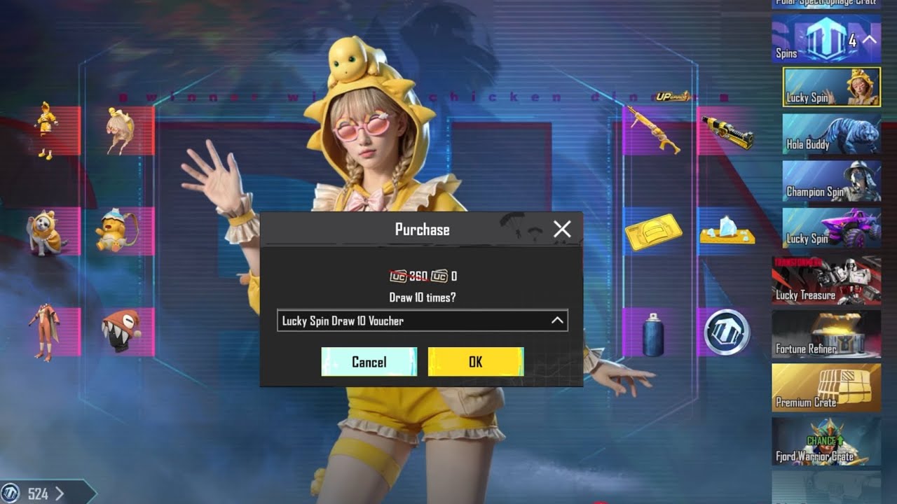 0Uc create opening | lucky spin create opening | ump skin upgrading | bgmi/pubgmobile create opening