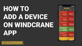 How to add a device to your WINDCRANE app screenshot 1