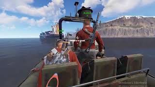 RUST GEMİYE NASIL GİDİLİR  , AIRDROP , RAID , LOOT , HS , MODSUZ