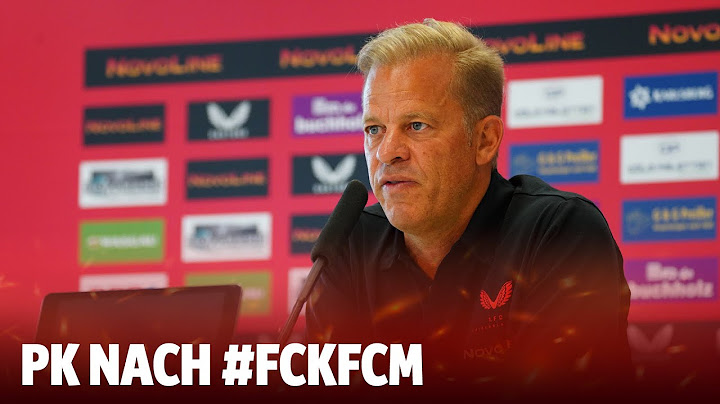 LIVE: #BetzePK nach #FCKFCM