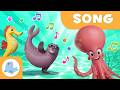 SONG about SEA ANIMALS for Kids 🐬🦈 Motion in the Ocean! 🐙🐢