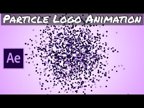 Particle Logo animation | After effects intro tutorial | NO PLUGINS