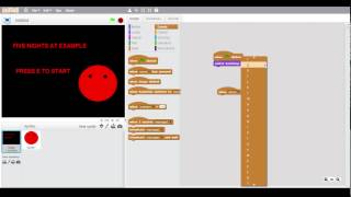How to make a fnaf fan game in scratch Tut part 1:Title screen and more screenshot 5