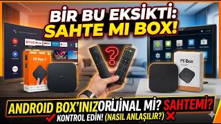 ⚠️ SAHTE ANDROID BOX ALMAYIN! Orijinal ve Sahte Nasıl Anlaşılır? (PİYASA SAHTE MI BOX DOLU) screenshot 1