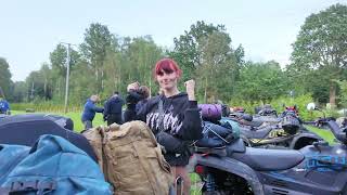 BRAUCIENS AR KVADRACIKLIEM NO RĪGAS UZ TŪJU