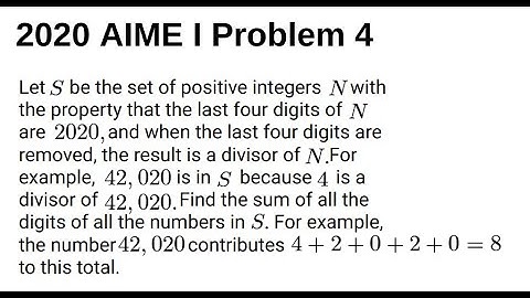 2020 AIME I Problem 4